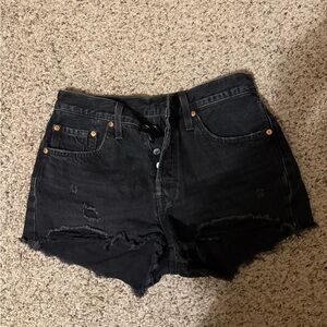 Stylish Black Denim Women Shorts